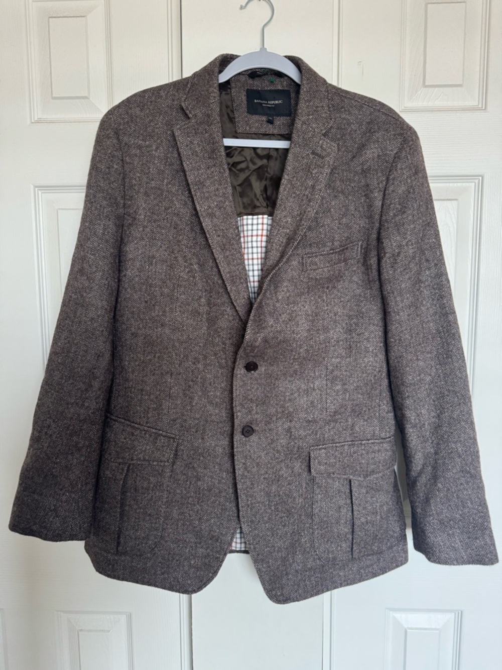 Banana Republic Men's Brown Tweed Blazer